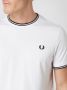 FRED PERRY Heren Polo's & T-shirts Twin Tipped T-shirt Wit - Thumbnail 11