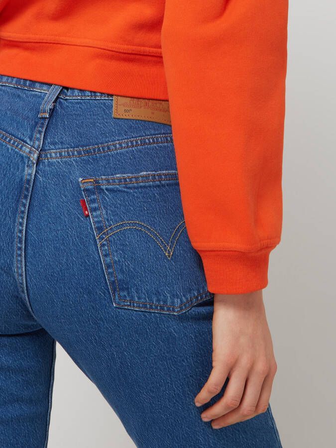 Levi's Straight leg high rise jeans van katoen model '501'