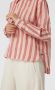 Polo Ralph Lauren Linnen blouse voor kort en achter lang met merkstitching - Thumbnail 4