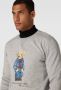 Ralph Lauren Comfortabele Grijze Teddy Print Sweatshirt voor Heren Grijs Heren - Thumbnail 6