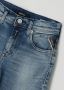 Replay slim fit jeans light blue denim Blauw Effen 104 - Thumbnail 2