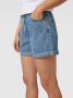 Vero Moda Loose fit korte jeans in effen design model 'ZURI' - Thumbnail 3