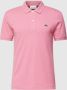 Lacoste Klassieke Katoenen T-shirts en Polos in Roze Pink Heren - Thumbnail 4