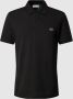 LACOSTE Heren Polo's & T-shirts 1hp3 Men's s Polo 11 Zwart - Thumbnail 2