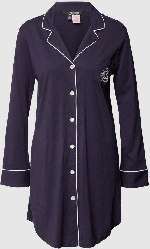 Lauren Ralph Lauren Nachthemd met contraststrepen