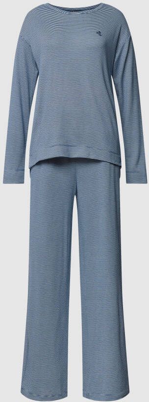 Lauren Ralph Lauren Pyjama met streepmotief