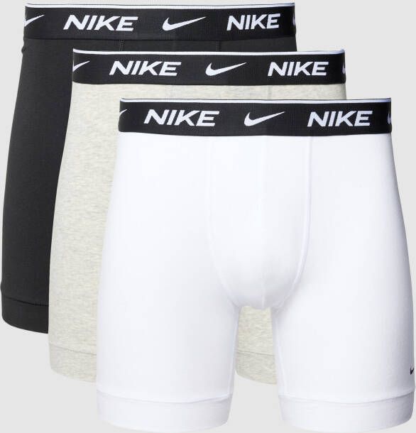 Nike 3 Pack Boxershorts Heren White- Heren White