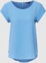 Only Dames-T-shirt met korte mouwen onlvic solid Blauw Dames - Thumbnail 4