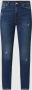ONLY high waist skinny jeans ONLMILA dark blue denim - Thumbnail 4