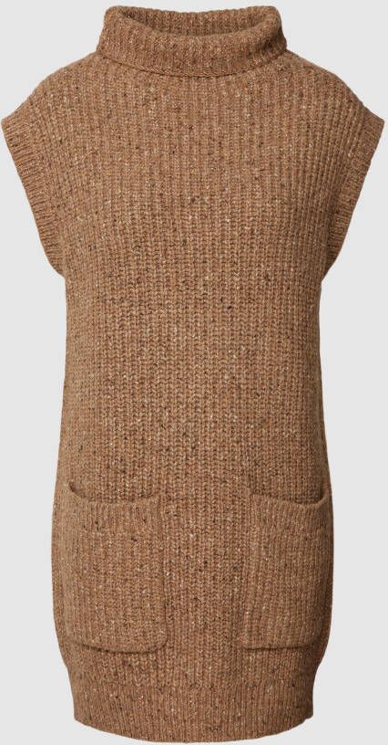 Polo Ralph Lauren Gebreide jurk met steekzakken opzij model 'TUNIC'