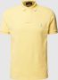 Polo Ralph Lauren Polo shirt met logo borduursel en geribbelde kraag en manchetten Yellow Heren - Thumbnail 3