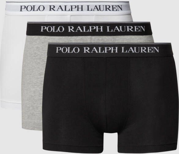 Polo Ralph Lauren Classic Trunk (3 Pack) Boxershorts Heren WHITE POLO BLK ANDOVER HTR maat: M beschikbare maaten:S M L XL XXL