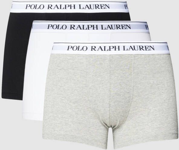Polo Ralph Lauren Underwear Boxershort met logo in band in een set van 3 stuks
