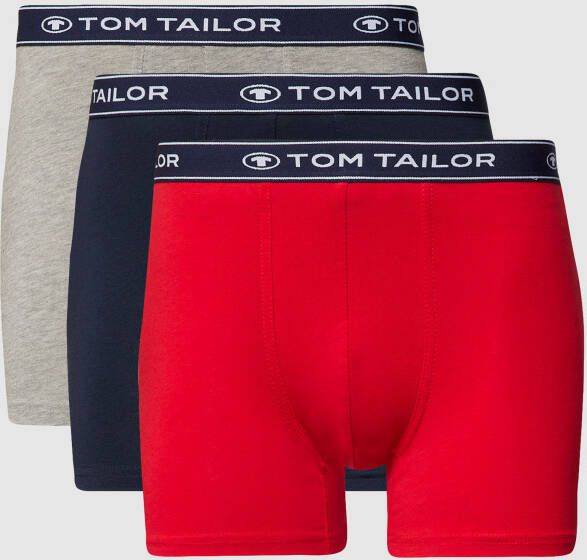 Tom Tailor Boxershort met labelopschrift