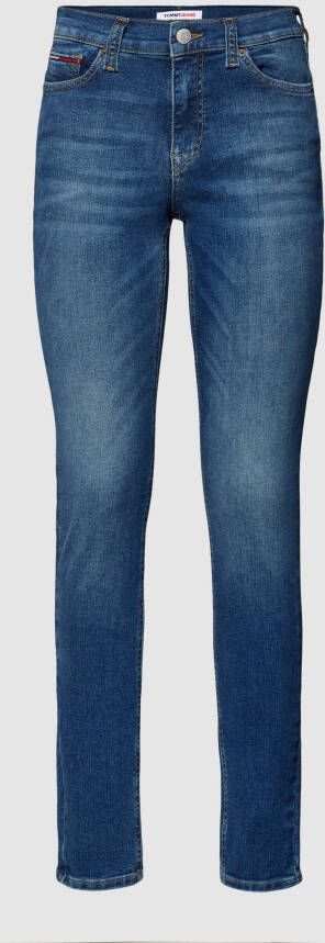 Tommy Jeans Skinny fit jeans met labeldetail model 'NORA'