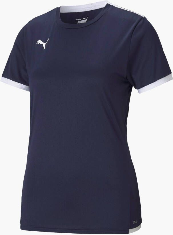 Puma Teamliga Marineblauw T-shirt Dames