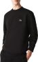 Lacoste Zwarte Casual Sweater met Geribbelde Zoom en Manchetten Black Heren - Thumbnail 6