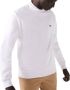 Lacoste Witte Heren Sweatshirt met Geribbelde Zoom en Manchetten White Heren - Thumbnail 3