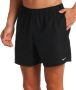 Nike "Zwarte Beachwear Shorts met Swoosh Print" Zwart Heren - Thumbnail 2