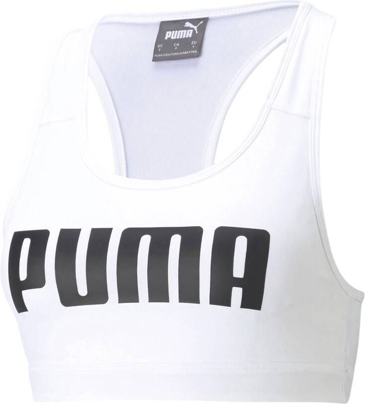 Puma 4 keeps medium-impact sportbh wit dames