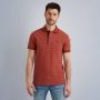 PME LEGEND Heren Polo's & T-shirts Short Sleeve Polo Jacquard Pique Rood - Thumbnail 3