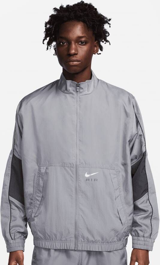 Nike Air Woven Track Jacket Hooded vesten Heren cool grey anthracite maat: M beschikbare maaten:S M L XL
