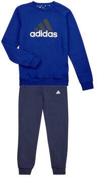 Adidas Sportswear joggingpak blauw donkerblauw Trainingspak Jongens Meisjes Sweat Ronde hals 128