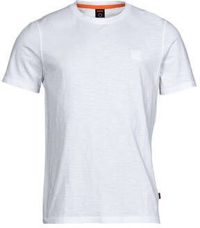 Hugo Boss T-shirts en Polos White Wit Heren