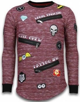 Local Fanatic Sweater Longfit Embroidery Patches Elite