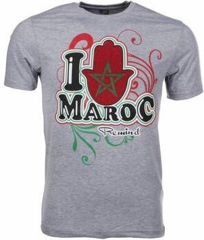 Local Fanatic T-shirt Korte Mouw I Love Maroc