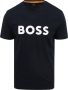 Boss T-shirt met applicatie met labelstitching model 'Tiburt' - Thumbnail 4