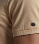 CAST IRON Heren Polo's & T-shirts Short Sleeve Polo Injected Cotton Pique Perzik - Thumbnail 9