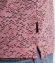 PME Legend Roze Polo Short Sleeve Polo Two Tone Pique Printed - Thumbnail 11