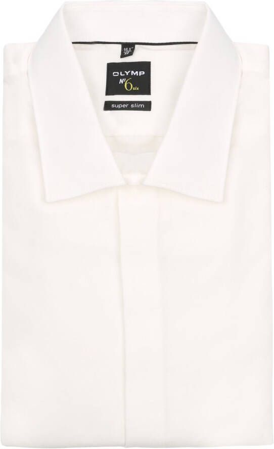 OLYMP No. Six Slim fit zakelijk overhemd met kentkraag model 'URBAN KENT'