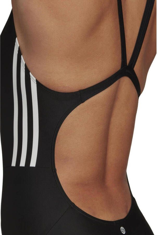 Adidas Originals 3-Stripes Swimsuit Black White- Dames Black White
