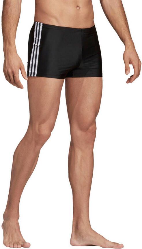 adidas Performance zwemboxer 3-stripes zwart