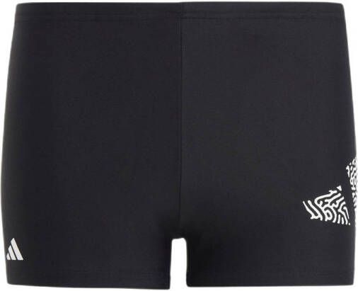 Adidas Perfor ce zwemboxer zwart Gerecycled polyamide Logo 104