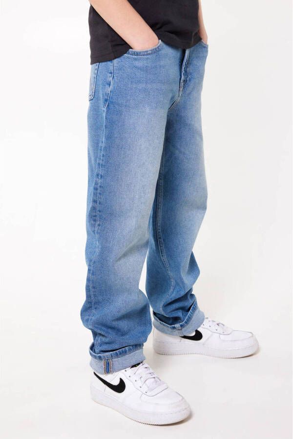 America Today loose fit jeans Dallas Jr medium blue Blauw Jongens Denim 122 128