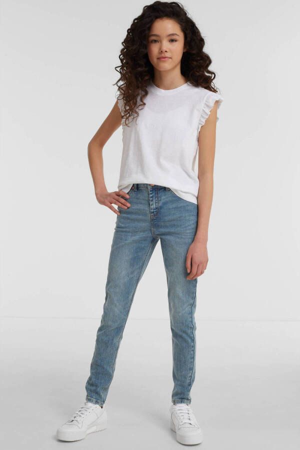 Anytime skinny jeans blauw Meisjes Denim 158 | Jeans van