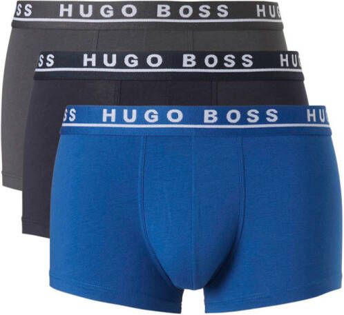 Hugo Boss Katoenen Stretch Boxershorts 3-Pack Multicolor Heren