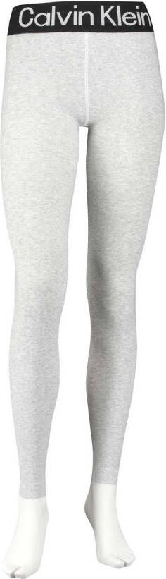 Calvin Klein gemeleerde legging met logo grijs