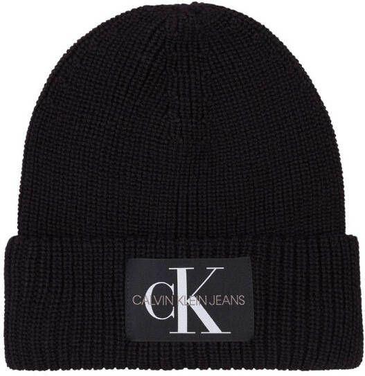 Calvin Klein Zwarte Damespet Slip On Herfst Winter Black Dames
