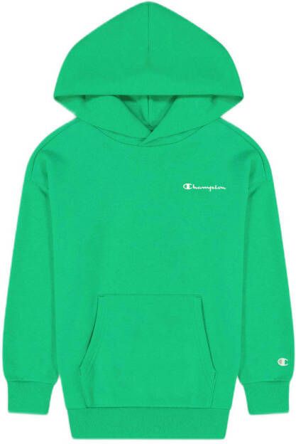 Champion hoodie met logo groen Sweater Logo 134 140