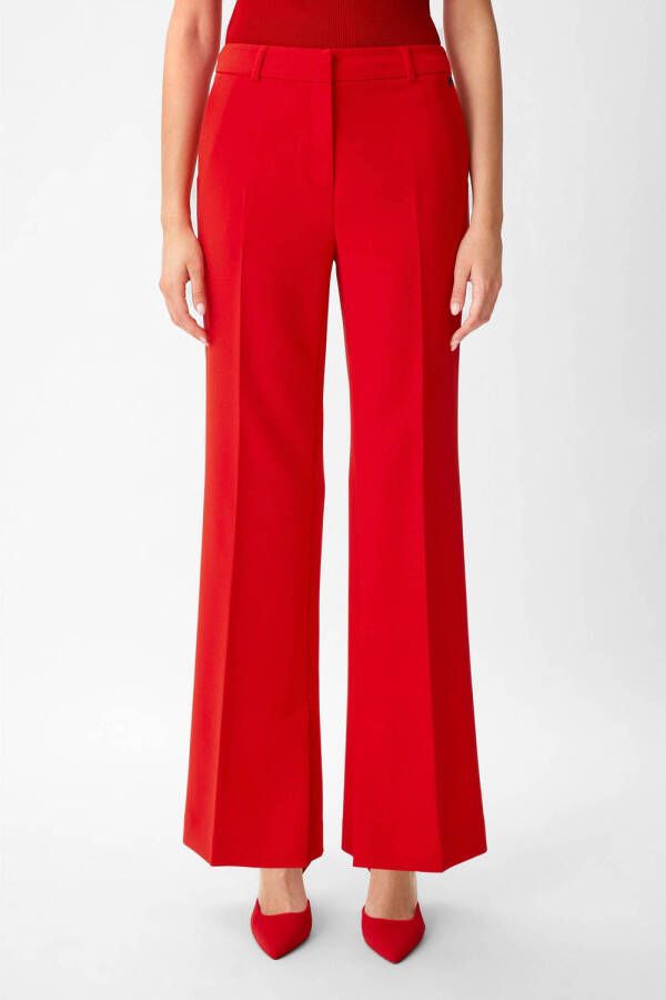 Comma Pantalon rood 2138021 Rood Dames