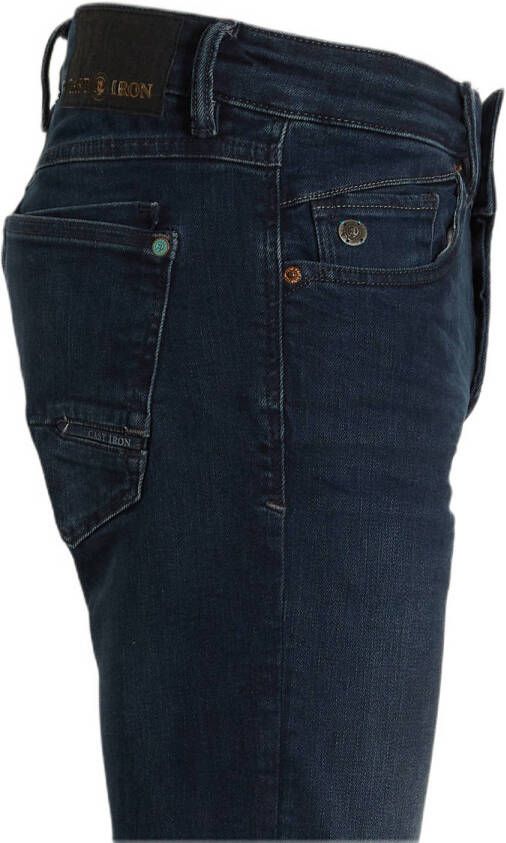 Cast Iron regular tapered fit jeans Shiftback blue back overdye