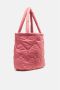Fabienne Chapot Tote Bag met Hartenprint en Binnenzak met Rits Prisca Tote Tas Black Pink Dames - Thumbnail 5