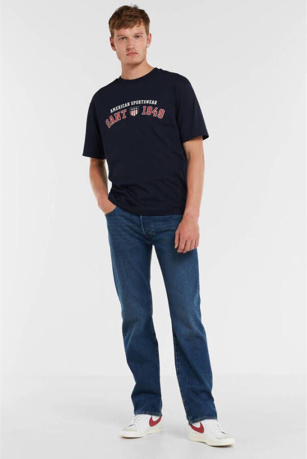 Levi's 501 straight fit jeans medium indigo