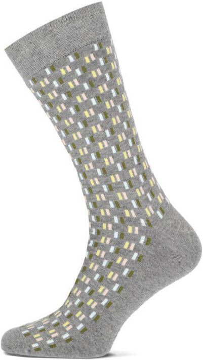 Marcmarcs sokken Ken met print set van 2 grijs
