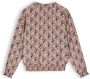 NoBell top Tommy van gerecycled polyester bruin beige paars All over print 170 176 - Thumbnail 2