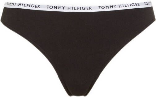 Tommy Hilfiger string (set van 3) zwart